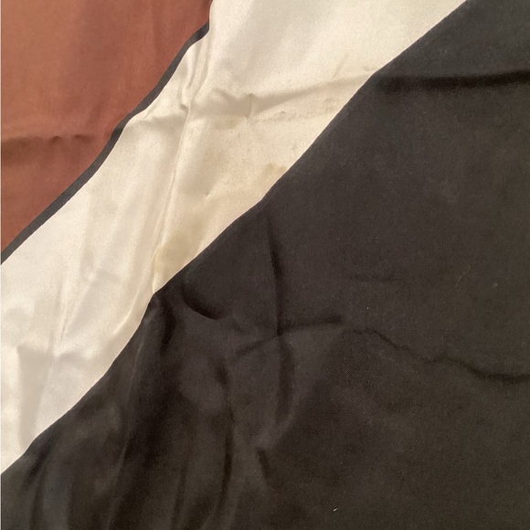 Vintage 1960s Roberta di Camerino Geometric Pattern Scarf 66X16 - Picture 5 of 7